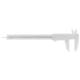 Vernier caliper in plastic 0-150x0,05 mm with jaw length 40 mm